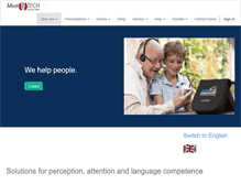 Tablet Screenshot of meditech.de