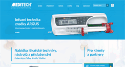 Desktop Screenshot of meditech.cz